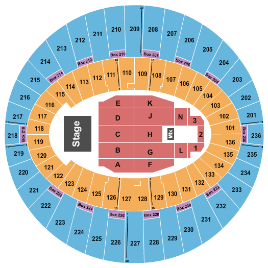 The Kia Forum Cage The Elephant Seating Chart